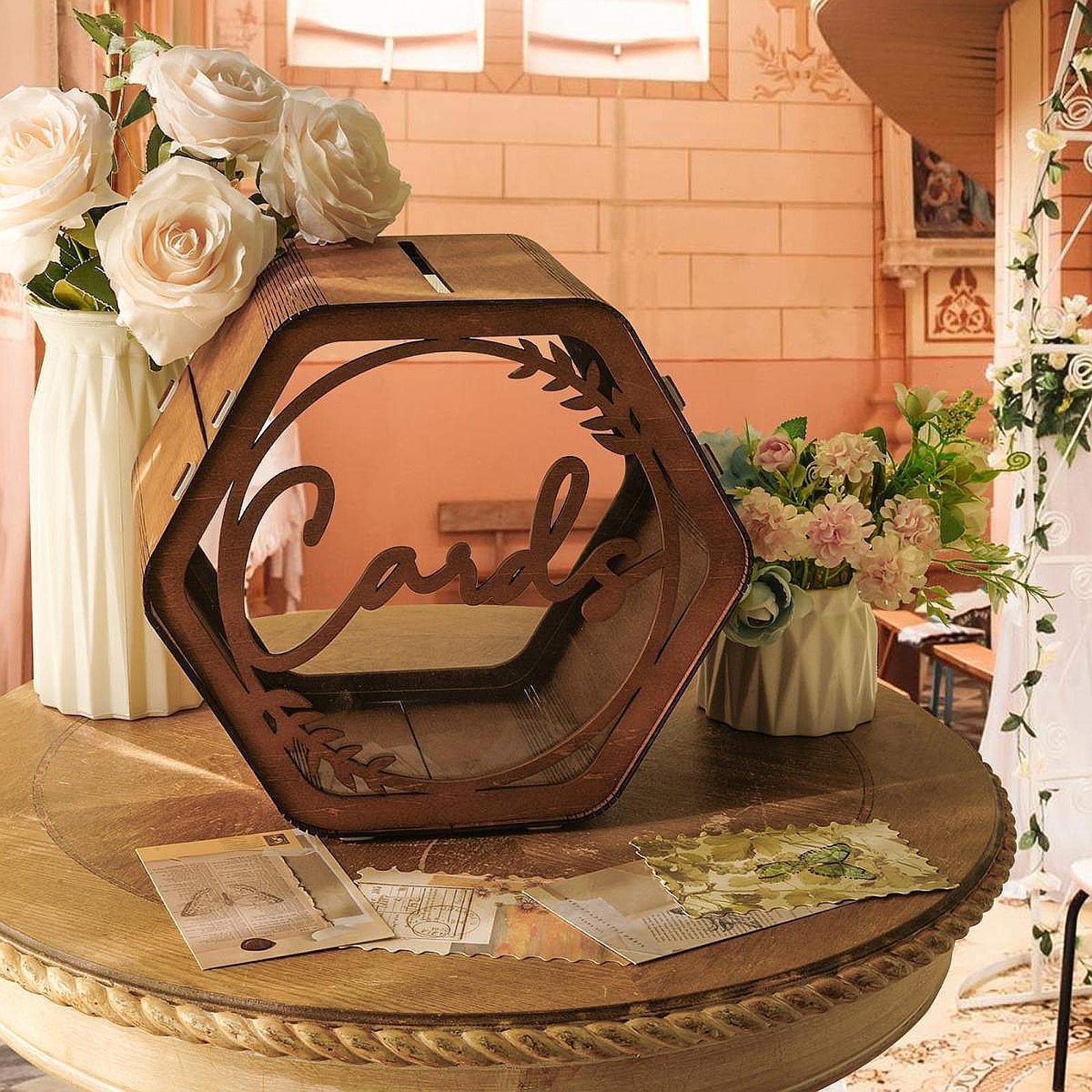 Wedding Card Box with Slot Dec - огляд і ціна Wedding Card Box