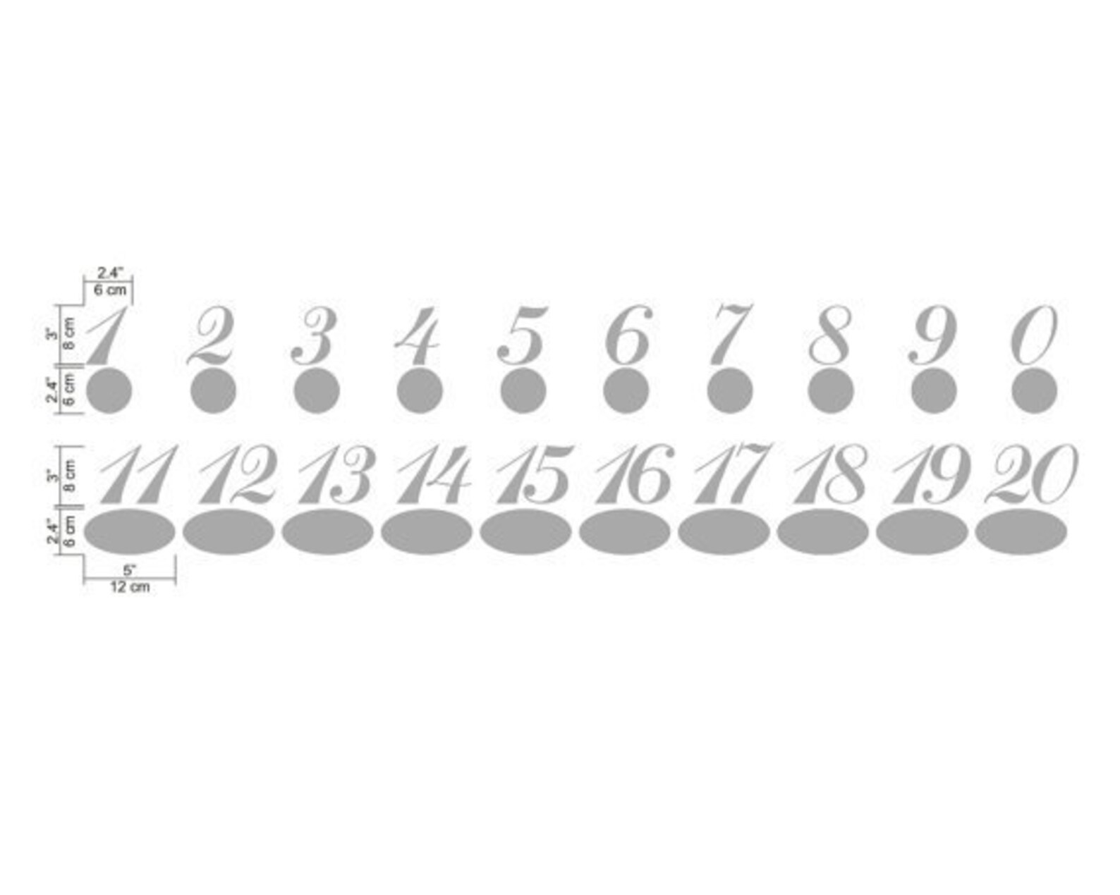 Freestanding Mirror Acrylic We - огляд і ціна Table Number Gold