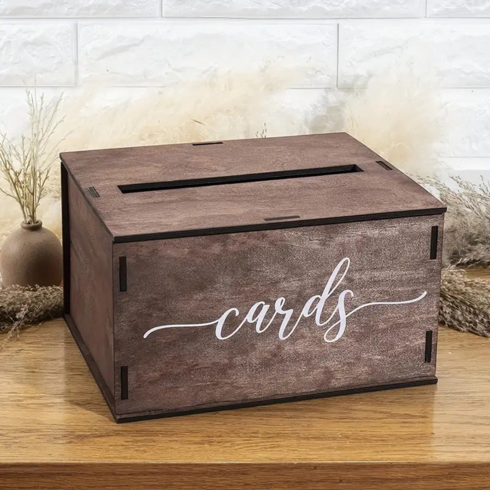New Wooden Wedding Card Box wi - огляд і ціна Wedding Card Box
